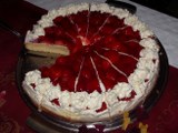 Erdbeertorte mit Sahne