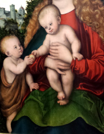 "Madonna", Lucas Cranach (Ausschnitt)